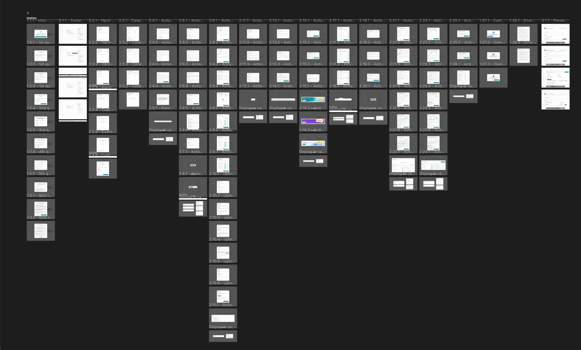 Drawn layouts